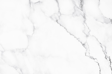 White marble texture with natural pattern for background