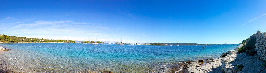 Panorama Blue Lagoon w Chorwacji