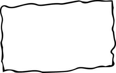 Black Square frame variation illustration