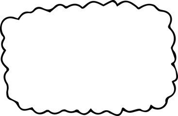 Black Square frame variation illustration