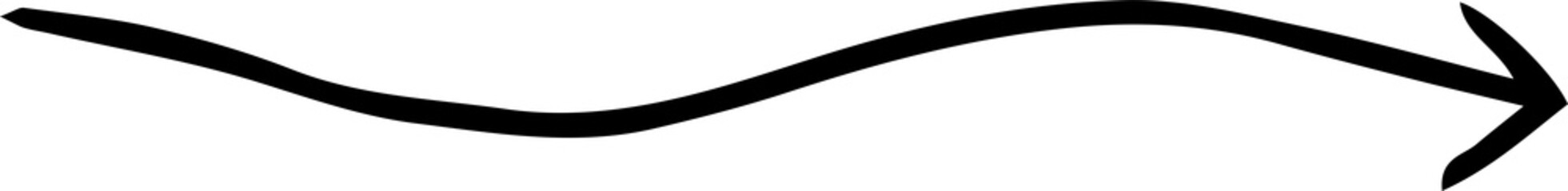 Black Simple thin arrow variation illustration