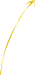 Gold Simple thin arrow variation illustration