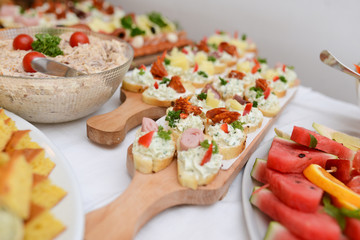 Delicious food for a special day