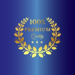 Premium Quality Badges Vector Illustration