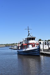 Fishing boat in the harbor