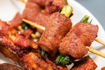 Taiwanese snacks of bbq