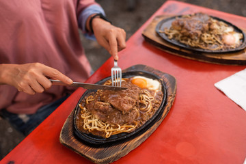 Taiwanese night market steak
