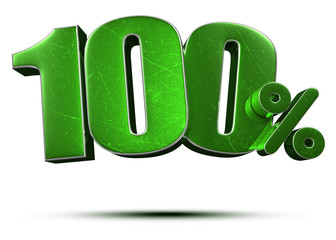 100 percent sign