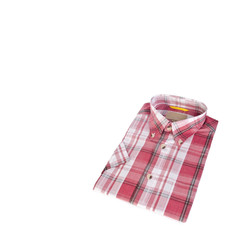 shirt or isolated folded fashionable men shirt new.