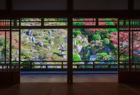 京都 常照皇寺の紅葉 © Route16