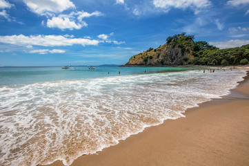 Obraz premium Beach view at Cathedral Cove, Coromandel