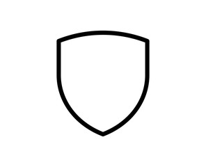 Shield line icon