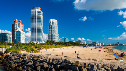 Miami Beach panorama - sun, sand and sea