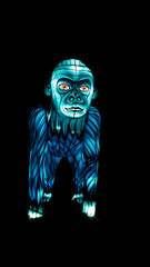 Gorilla - Blue