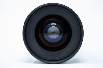 Reflex DSLR camera prime lens.