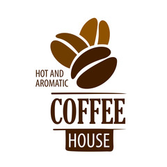 Coffee logo. Vector illustration on white background