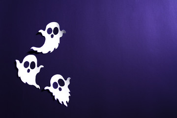 ghost papercut for halloween
