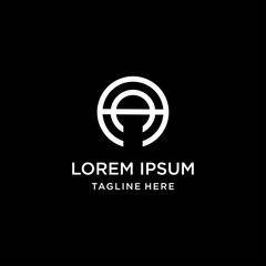 Initial Letter AC Abstract  Logo Vector Design Template .