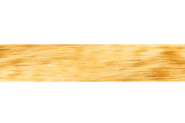 Natural blond hair isolated on white