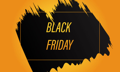 Fototapeta premium Abstract Black friday banner concept 