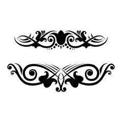  Ornament designs for frame decoration and invitation cards