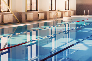 the swimming pool interior