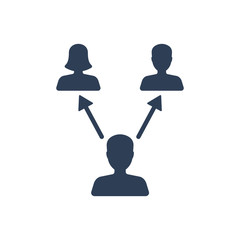 Business Team Communication Icon
