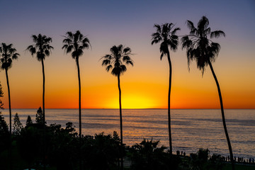 Fototapeta na wymiar Sunset on the Beach