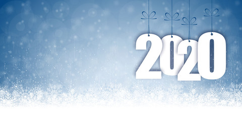 snow fall background for christmas and New Year 2020