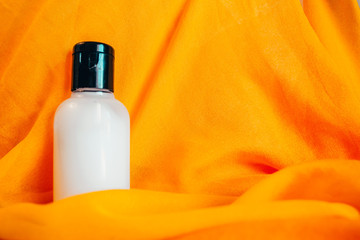 body lotion in travel bottle