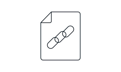 Document link icon for linked documents