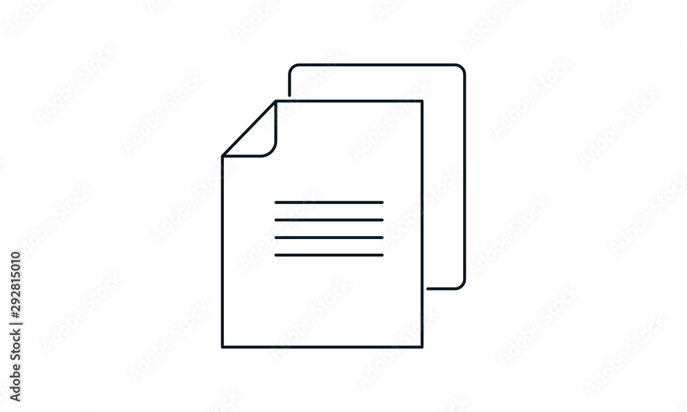 Poster document icon for file and paper icons in design