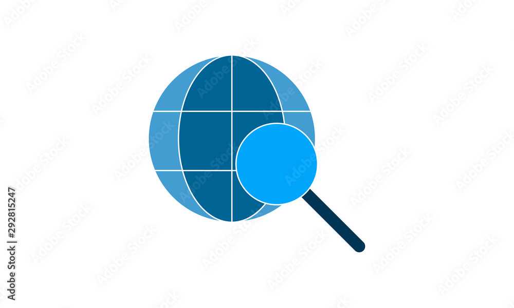 Poster location search icon for finding specific locations