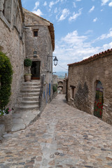 ancient hill top village of Lacoste in Provence Luberon France