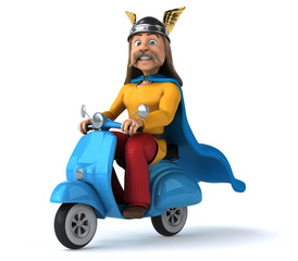 Obraz premium Fun gaulois - 3D Illustration