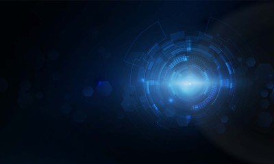 Abstract Light out technology background Hitech communication concept innovation background,