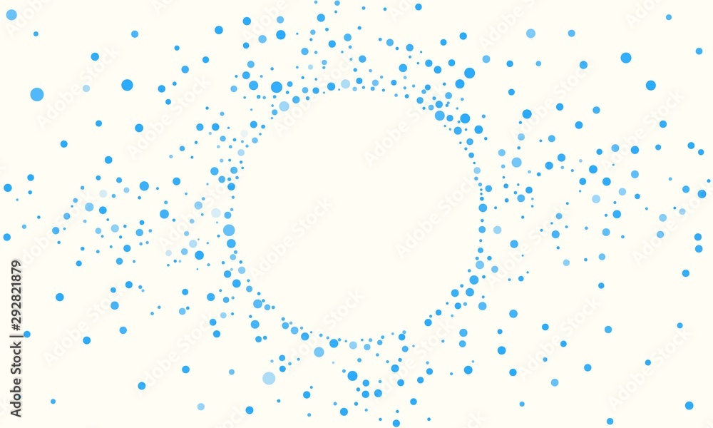 Aufkleber abstract blue random dots background creative vector design templates