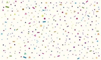 Abstract Geometry Happy Birthday to You  Template Color background vector design.