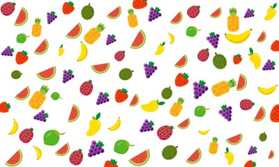 Fruits background of nature