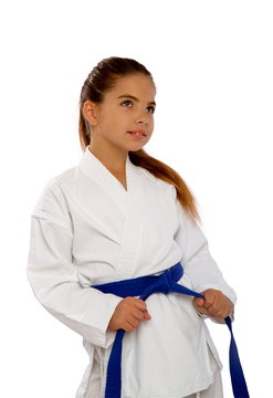 little karateka girl