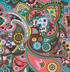 Seamless geometric pattern in oriental style.
