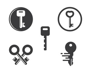 key vector illustration icon