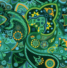 Seamless geometric pattern in oriental style.