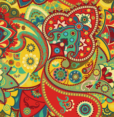 Seamless geometric pattern in oriental style.