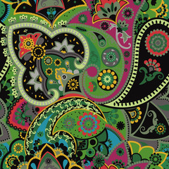 Seamless geometric pattern in oriental style.