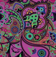 Seamless geometric pattern in oriental style.