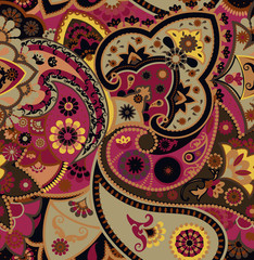 Seamless geometric pattern in oriental style.