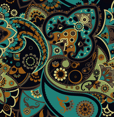 Seamless geometric pattern in oriental style.