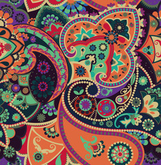 Seamless geometric pattern in oriental style.