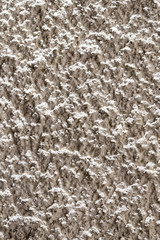 Finishing the house outside with white concrete chips